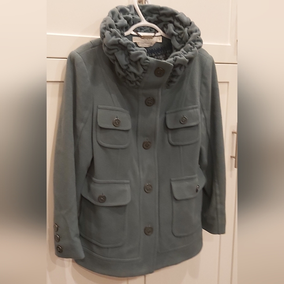 Perry Ellis- Portfolio wool peacoat - Picture 3 of 8